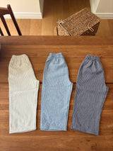 ［ohho］Pepper stripe pants
