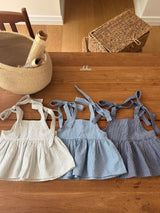 ［ohho］Pepper stripe camisole blouse