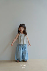 ［BELLOT］Teriel stripe sleeveless tops (baby)