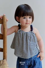 ［BELLOT］Teriel stripe sleeveless tops (baby)