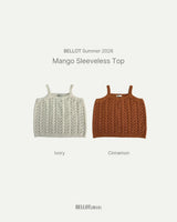 ［BELLOT］Mango knit camisole tops (kids)