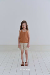 ［BELLOT］Mango knit camisole tops (kids)