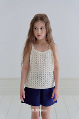 ［BELLOT］Mango knit camisole tops (kids)
