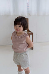 ［BELLOT］Rozy frill knit tops (baby)