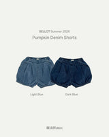 ［BELLOT］Pumpkin denim shorts (kids)