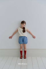 ［BELLOT］Pumpkin denim shorts (kids)