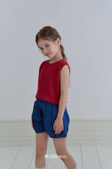［BELLOT］Pumpkin denim shorts (kids)