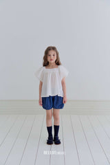 ［BELLOT］Pumpkin denim shorts (kids)