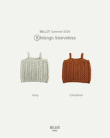 ［BELLOT］Mango knit camisole tops (baby)