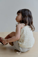 ［BELLOT］Mango knit camisole tops (baby)