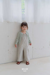 ［BELLOT］Linen rib cardigan (baby)