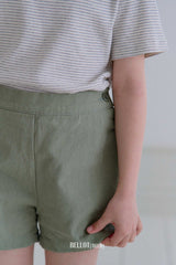 ［BELLOT］Button slit short pants (kids)