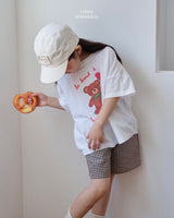 ［LINDO］Bloom bear tee