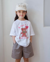 ［LINDO］Bloom bear tee