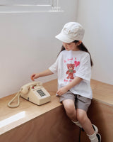 ［LINDO］Bloom bear tee