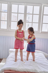 ［LINDO］Pangpang stripe camisole set up