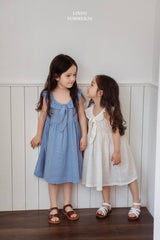 ［LINDO］Frill ribbon one-piece