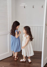 ［LINDO］Frill ribbon one-piece