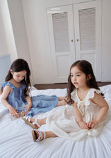 ［LINDO］Frill ribbon one-piece