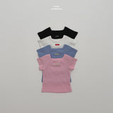 ［LINDO］Sweetie rib tee