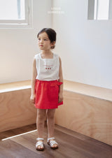 ［LINDO］Ribbon pants skirt