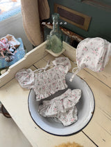 ［marron］Flower smock swim wear
