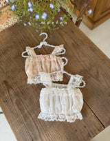 ［marron］Torry lace top