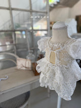 ［marron］Glowly lace cardigan