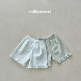 ［milk powder］Milk lace half pants
