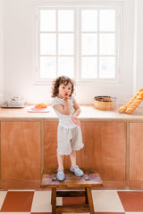 ［milk powder］Milk lace half pants
