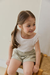［mon Atelier］Eyelet lace sleeveless tops