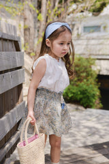 ［mon Atelier］Frill neck blouse