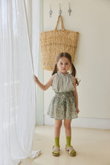 ［mon Atelier］Frill neck blouse