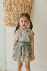 ［mon Atelier］Frill neck blouse
