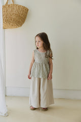 ［mon Atelier］Cross sleeveless blouse