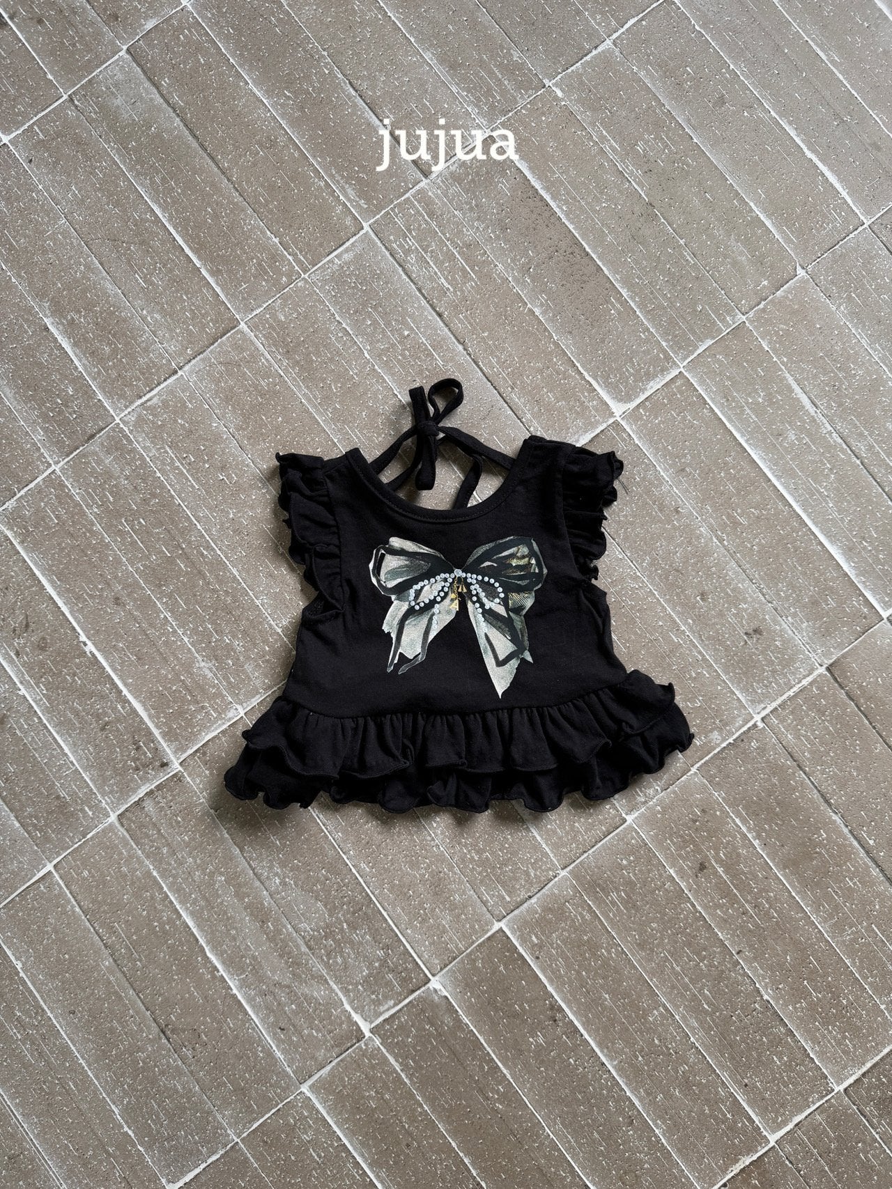 ［jujua］Ribbon tee