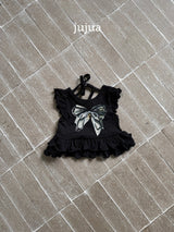 ［jujua］Ribbon tee