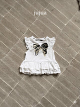 ［jujua］Ribbon tee