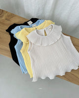 ［azalea］Pleats frill collar set up (baby)