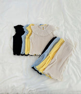 ［azalea］Pleats frill collar set up (baby)