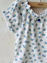 ［azalea］Rose eyelet tee (kids)