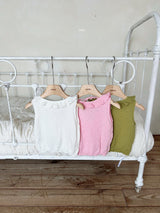 ［azalea］Eyelet frill knit tops (kids)
