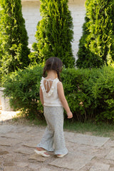 ［azalea］Eyelet frill knit tops (kids)