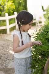 ［azalea］Eyelet frill knit tops (kids)