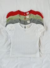 ［azalea］Eyelet puff tops (kids)