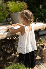 ［azalea］Lace sleeveless blouse (baby & kids)