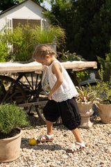 ［azalea］Marine frill seersucker pants (kids)