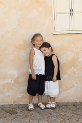 ［azalea］Marine frill seersucker pants (kids)