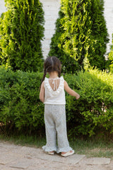 ［azalea］Flower frill pants (kids)