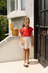 ［azalea］Eyelet puff tops (kids)